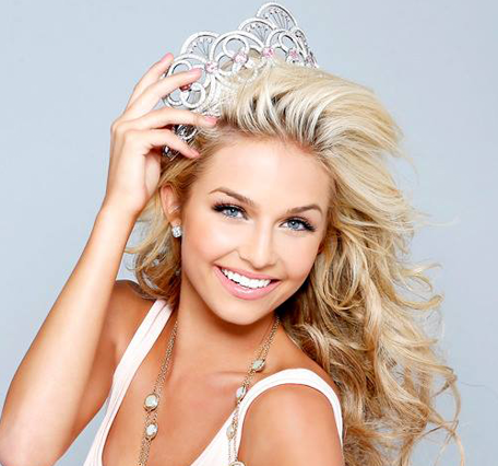 Madison Cota Holding Her Crown